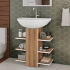 Gabinete Mark Pia De Coluna Nature/Branco – Fabri Móveis