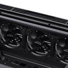 Gabinete Mid-tower Atmos Preto Com 4 Fans 120mm Led Vermelho