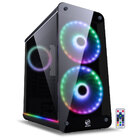 Gabinete Mid-tower Solaris Preto Com 2 Fan 20cm Rgb Com Front