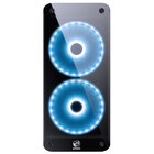 Gabinete Mid-tower Solaris Preto Com 2 Fan 20cm Rgb Com Front