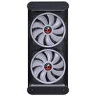 Gabinete Mid-tower Solaris Preto Com 2 Fan 20cm Rgb Com Front