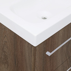 Gabinete Modulado para Banheiro 2 Gavetas 2 Portas 105x46cm Amadeirado Escuro Remix