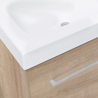 Gabinete Modulado para Banheiro com 1 Porta 1 Prateleira Amadeirado Claro 45x46cm Amadeirado Claro Remix