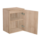 Gabinete Modulado para Banheiro com 1 Porta e Prateleira 45x32cm Amadeirado Claro Remix