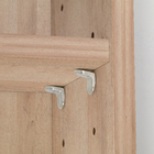 Gabinete Modulado para Banheiro com 1 Porta e Prateleira 45x32cm Amadeirado Claro Remix