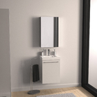 Gabinete Modulado para Banheiro com 1 Porta e Prateleira 45x32cm Branco Remix