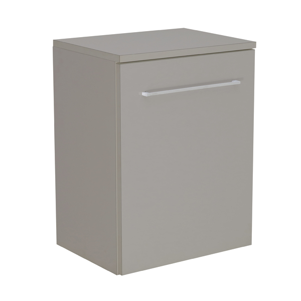 Gabinete Modulado para Banheiro com 1 Porta e Prateleira 45x32cm Cinza Remix