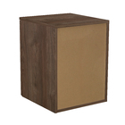 Gabinete Modulado para Banheiro com 1 Porta e Prateleira 45x46cm Amadeirado Escuro Remix