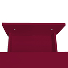 Gabinete Modulado para Banheiro com 2 Gavetas 90x46cm Bordô Remix