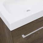 Gabinete Modulado para Banheiro com 2 Portas 2 Prateleiras 90x46cm Amadeirado Escuro Remix