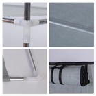 Gabinete Multiuso Para Sapatos 5 Prateleiras E Porta Com Ziper