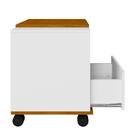 Gabinete Organizador Banheiro 1 Gaveta E Rodízios Branco Natu