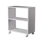 Gabinete Organizador Para Banheiro Com Rodinhas 50cm Branco