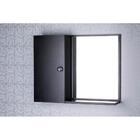 Gabinete P/ Banheiro Branco Preto C/ Cuba E Armário C/ Esp.