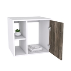 Gabinete P/banheiro C/cuba Q32 E Espelheira Soft 50cm