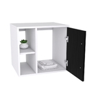 Gabinete P/banheiro C/cuba Q32 E Espelheira Soft 50cm