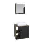 Gabinete P/banheiro C/cuba Q32 E Espelheira Soft 50cm