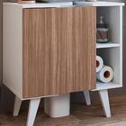 Gabinete Para Banheiro 01 Porta E 4 Nichos B86 Novam