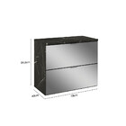 Gabinete Para Banheiro 03 Gavetas Sem Cuba Loft Bosi - Portoro