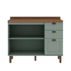 Gabinete Para Banheiro 100% Mdf 2 Portas 3 Gavetas Modelo Ame