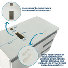 Gabinete Para Banheiro 100% Mdf Com Cuba De Apoio Linha Premi