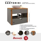 Gabinete Para Banheiro 1 Gaveta Santorini Móveis Bechara Tita