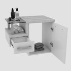 Gabinete Para Banheiro 1 Porta 1 Gaveta 1 Cuba Folha Lux E Es