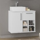 Gabinete Para Banheiro 1 Porta 1 Gaveta Bia  Branco