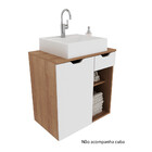 Gabinete Para Banheiro 1 Porta 1 Gaveta Bn3605 Tecnomobili