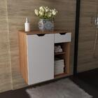 Gabinete Para Banheiro 1 Porta 1 Gaveta Bn3605 Tecnomobili