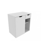 Gabinete Para Banheiro 1 Porta 1 Gaveta Bn3605 Tecnomobili