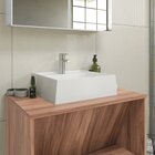 Gabinete Para Banheiro 1 Porta 1 Gaveta Cairo Branco/nogal