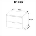 Gabinete Para Banheiro 2 Gavetas Bn3607 Tecnomobili