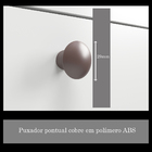 Gabinete Para Banheiro 2 Gavetas Sem Cuba Gael Bosi - Nogal E