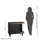 Gabinete Para Banheiro 2 Portas 1 Gaveta 1 Nicho Francis  Pre