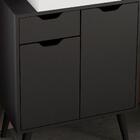 Gabinete Para Banheiro 2 Portas 1 Gaveta Bn3637 Tecno Mobili