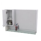 Gabinete Para Banheiro 2 Portas 1 Gaveta Com Cuba E Espelheir