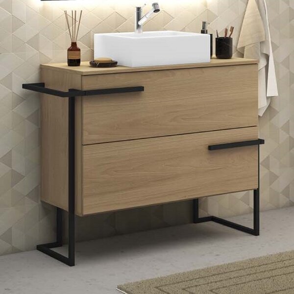 Gabinete Para Banheiro 3 Gavetas Viso  Tea