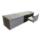 Gabinete para Banheiro 42,7x179,3x50,2cm Grafite Modu Mazzu