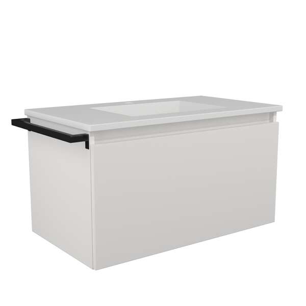 Gabinete para Banheiro 44x80x45cm Branco Vancouver Venturi