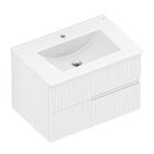 Gabinete para Banheiro com Cuba 47x70x45cm Branco Elite