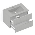 Gabinete para Banheiro com Cuba 47x70x45cm Stone Elite