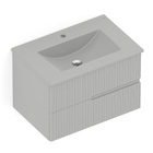 Gabinete para Banheiro com Cuba 47x70x45cm Stone Elite