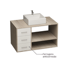 Gabinete para Banheiro 47x80x45cm Bracilini Nairóbi Venturi