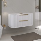 Gabinete para Banheiro 49x100x42cm Branco New Alice Fabribam