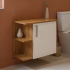 Gabinete Para Banheiro 50cm Mdf Freijo Moscou - On Móveis