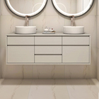 Gabinete para Banheiro 50x140x50cm Cinza Clean Artemobili