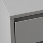 Gabinete para Banheiro 50x140x50cm Cinza Clean Artemobili