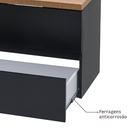 Gabinete para Banheiro 52x100x40cm Preto Valencia Darabas Agardi