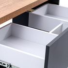 Gabinete para Banheiro Simples MDF 52x100x40cm Valencia Preto Fosco Darabas Agardi